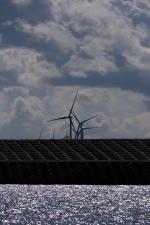 Turbines seen from the Wadden Sea (incl. Afsluitdijk)